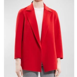Theory Women's Vibrant Red Blazer